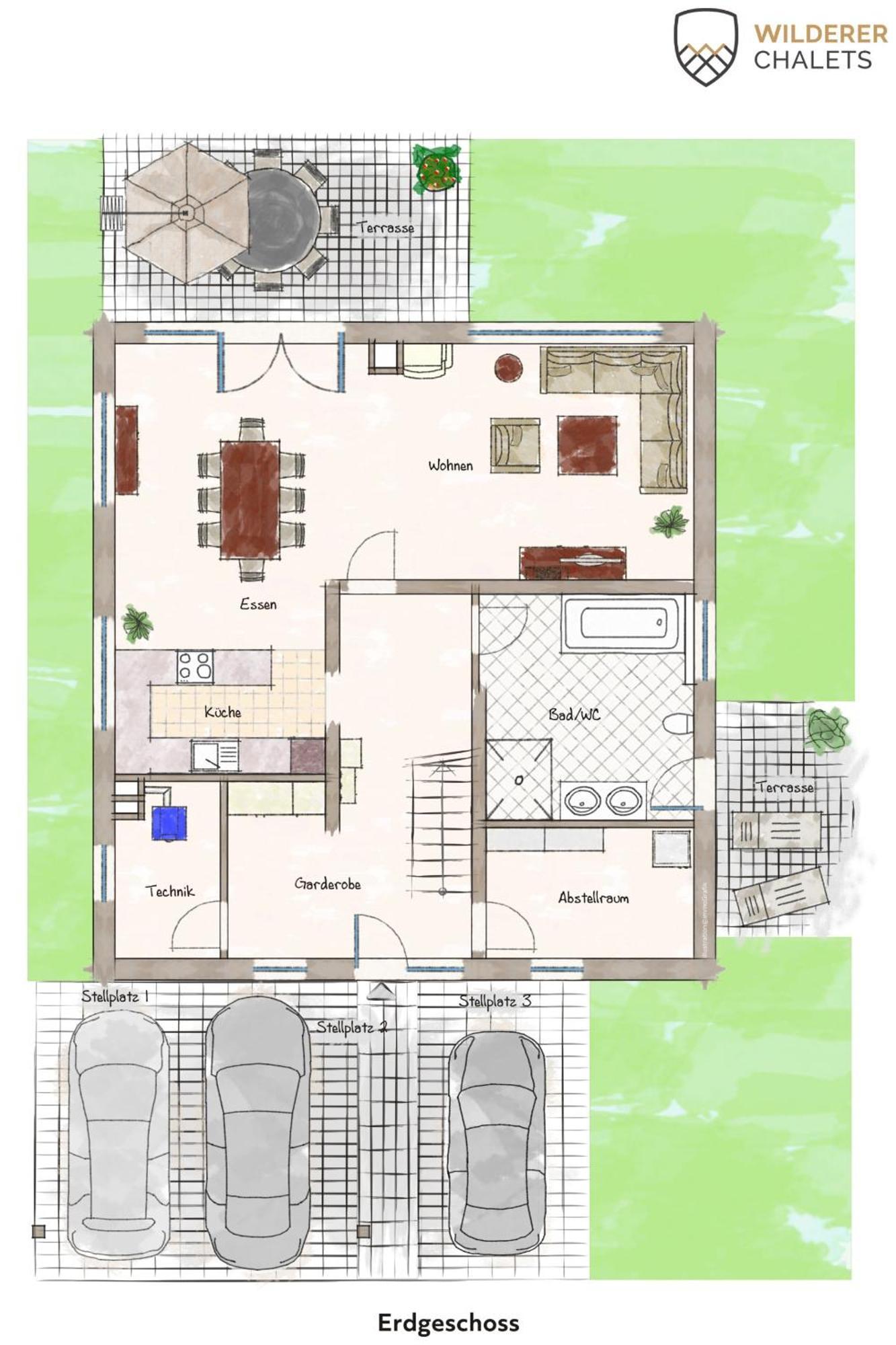 Wilderer Chalets 2-4 Personen Leutasch Exterior foto
